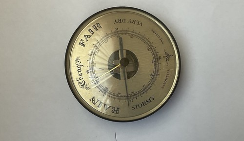 Vintage barometer insert - barometer,