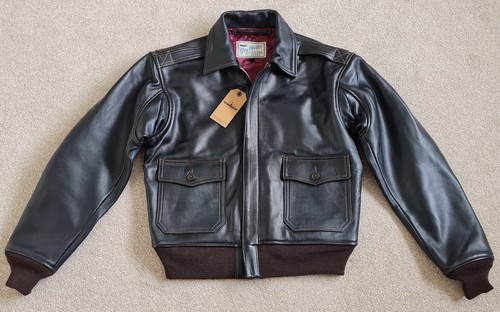 Anj leather flying jacket - leather,