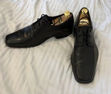 Grosvenor Men's Black Leather Formal Lace Up Shoes - UK Size 7 