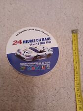 Porsche GT1 24 Hours Of Le Mans 1997 STICKER 24 Heures du Mans Mobil 1