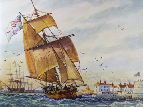 Original watercolour a naval - original, watercolour,