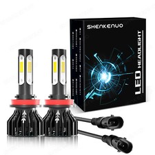 H11 COB LED Headlight Bulbs Kit 6000 Lumens Canbus 60W 2X For Toyota RAV4 06-08