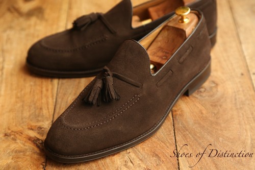 Charles tyrwhitt brown suede - brown,