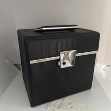 Black Storage Case For 7” Singles - Hold 50 Records - With Handle