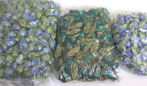 Purple green blue satin - purple,