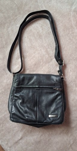 Black leather lorenz - leather,