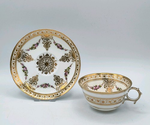 Antique sevres hand painted - hand-painted, &