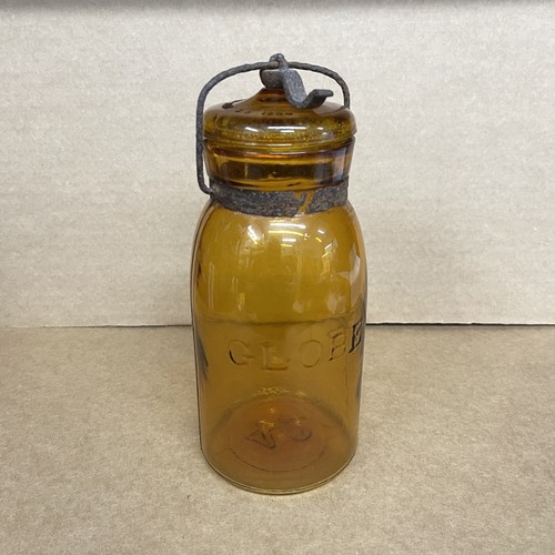 Quart amber globe - quart, 1886
