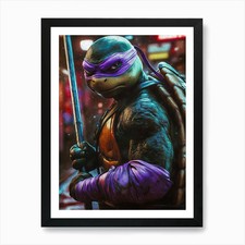 Teenage Mutant Ninja Turtles Art Pr Framed Wall Art Poster Canvas Print Picture