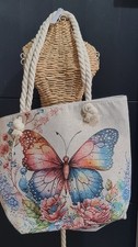 Sparkly Butterfly  Large Tote