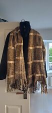 Next Brand Cosy Large 2m X .6m Black/Gold Scarf Shawl