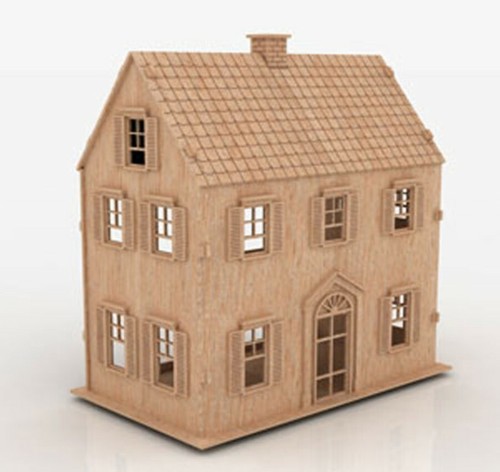 24th scale wooden minature - 1:24th,