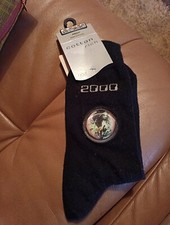 MARKS SPENCER 2000 millennium socks new with hologram