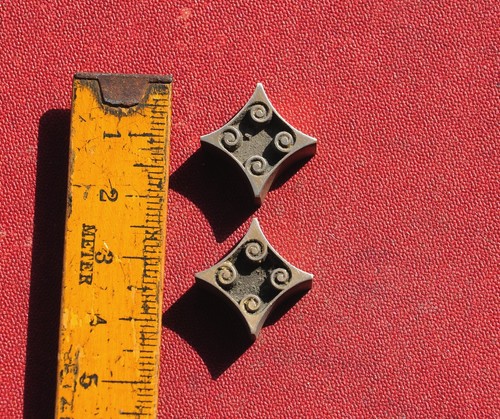 Brass ornament bookbinding - ornament,