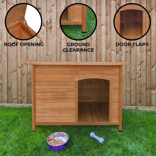 Wooden dog kennel pet - wooden, house