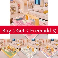 Family Room Geometric Pattern Plush Area Rug For Living Room And Bedroom Decor