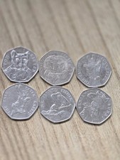 Extremely Rare 6× 50p Very Rare and Valuable Coins -- 