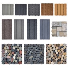 Interlocking deck tile decking - deck,