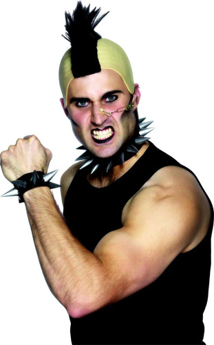 Adults punk choker wristband - choker, +