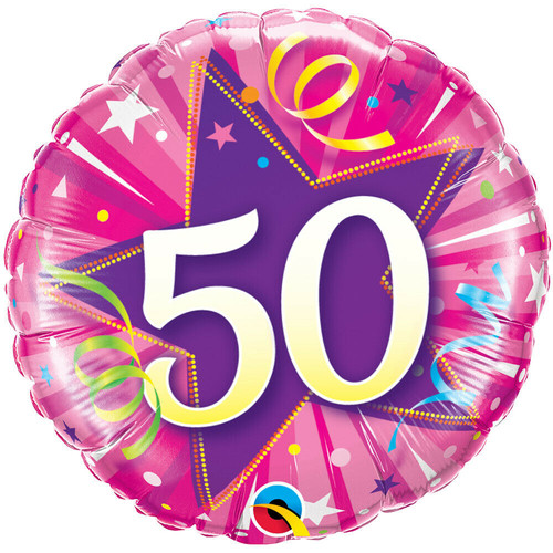 18inch foil balloon - foil, aged