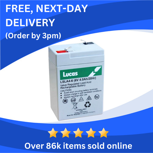 Lucas 4ah rechargeable lead - lucas-6v,
