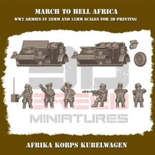 Afrika Korps Kubelwagen - 28mm