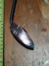 VINTAGE ?LARGE ANGLE SOLDERING BRAZING IRON Blacksmith Lead worker Tool Display