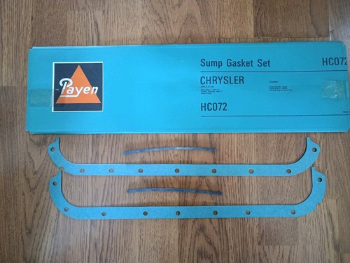 Engine steel sump gasket set - sump,