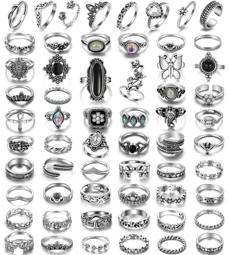 Vintage silver knuckle - silver, rings