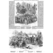 GRAVESEND Embarkation of