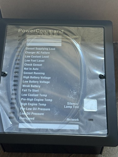 Cummins generator announciator - generator,