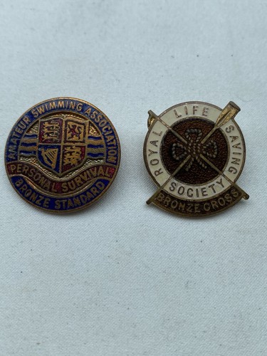 Vintage swimming badges lot - vintage,