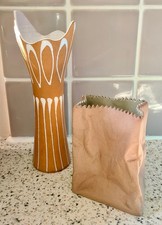 Rosenthal 'Brown paper bag' vase by Tapio Wirkkala + Scandi (Larnholm) Vase