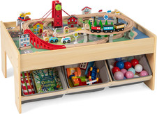 Train Table Wooden Kids