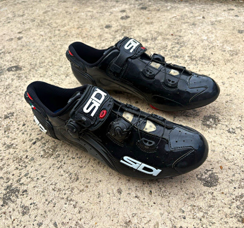 Sidi wire black carbon road
