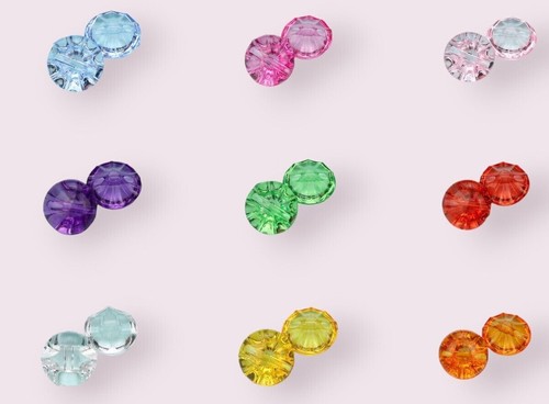 12mm acrylic crystal style gem - crystal,