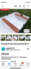 Dinghy Tender Rowing Boat 8ft 7