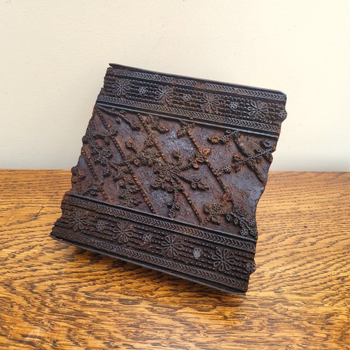 Antique carved wood printing - antique,