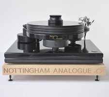 Solid Oak Turntable Levelling