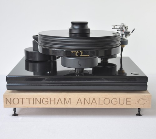 Solid oak turntable levelling - oak,