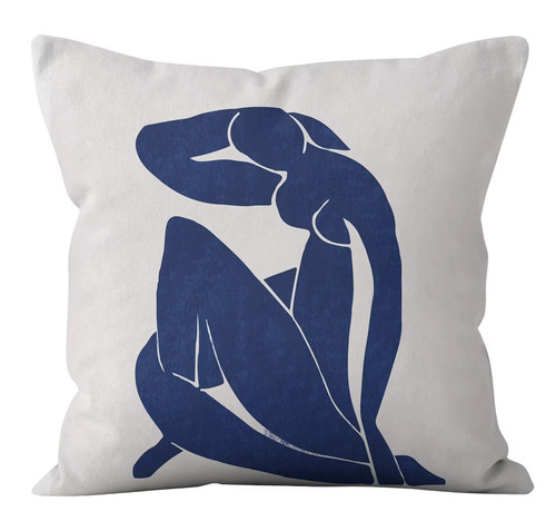 Abstract cushion cover - cushion,