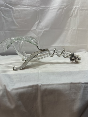 Glass orchid bud vase with - orchid,