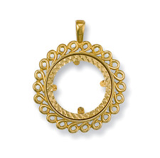9ct Yellow Gold Fancy Half