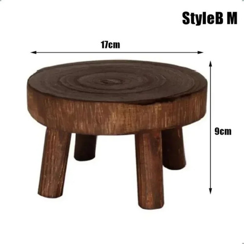 Wooden plant stand flower - plant,