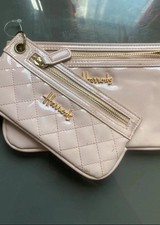 Ladies Harrods Baby Pink Double Purse