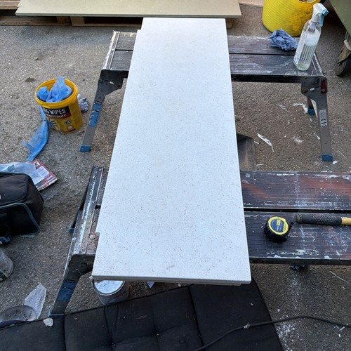 Limestone fireplace piece - fireplace,