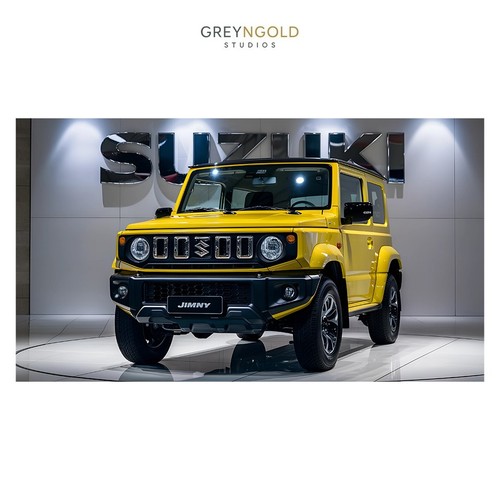 Yellow suzuki jimny - suzuki, 4x4