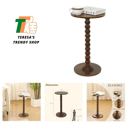 Round side table small - side, table,