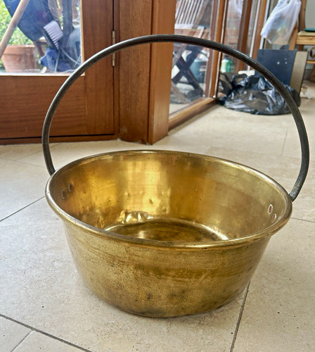 Brass jam preserving - , pan