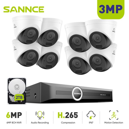 Sannce 3mp cctv - sannce,